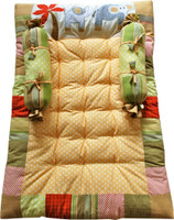 Baby Mattress Set with 2 Bolsters (Yellow)
