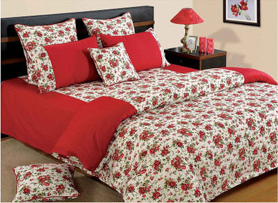 Swayam Shades of Paradise Cotton Bedding Set