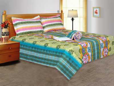 29% OFF on Salona Bichona Shine Cotton Bedding Set