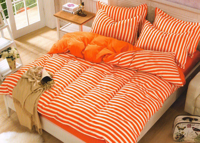 59% OFF on Wrap Polyester Striped Double Bedsheet