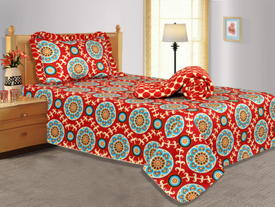 34% OFF on Salona Bichona Mixtoria Cotton, Satin Bedding Set