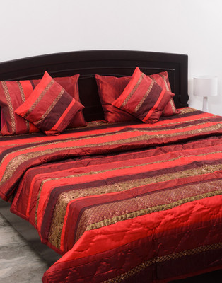 8% OFF on Kalasansar Contemporary Polyester, Cotton Bedding Set 8% OFF on Kalasansar Contemporary Polyester, Cotton Bedding Set