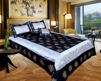 El Sandalo Shades of Paradise Raw Silk Bedding Set