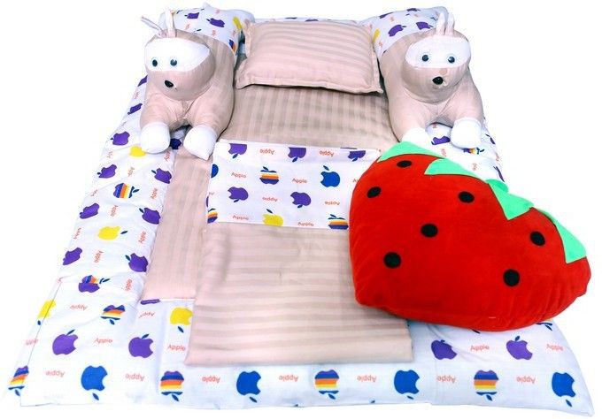 Portia BGstrwbry Cotton Bedding Set
