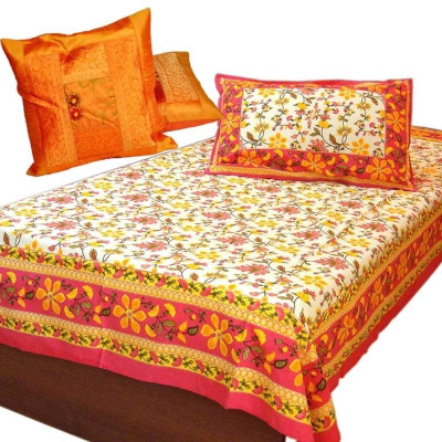 28% OFF on JaipurRaga Bedsheet Cotton Bedding Set 28% OFF on JaipurRaga Bedsheet Cotton Bedding Set
