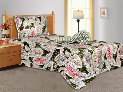 34% OFF on Salona Bichona Mixtoria Cotton, Satin Bedding Set