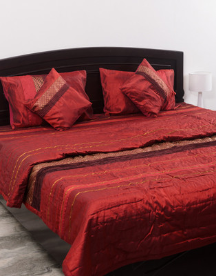 7% OFF on Kalasansar Contemporary Polyester, Cotton Bedding Set 7% OFF on Kalasansar Contemporary Polyester, Cotton Bedding Set