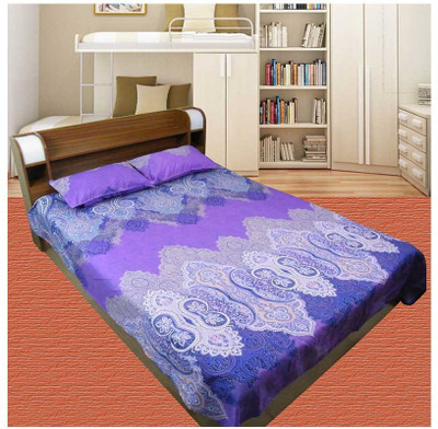 20% OFF on Thefancymart Polycotton Printed Double Bedsheet 1 Double Bed Sheet With 2 Pillow Cover, Multicolour 20% OFF on Thefancymart Polycotton Printed Double Bedsheet 1 Double Bed Sheet With 2 Pillow Cover, Multicolour