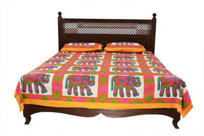 60% OFF on Soundarya Cotton Animal Double Bedsheet