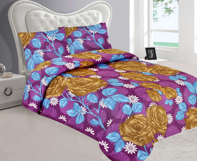 57% OFF on Metro Living Cotton Floral Double Bedsheet 57% OFF on Metro Living Cotton Floral Double Bedsheet