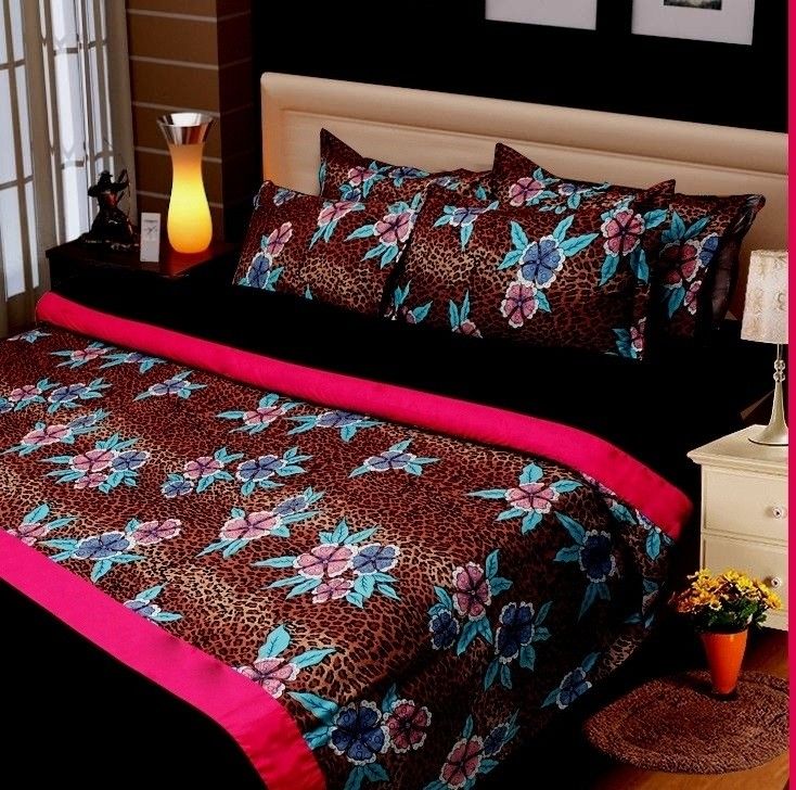 37% OFF on Lullabies By Sukuma Cotton Floral King Bedsheet