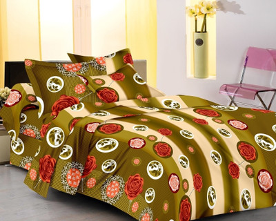 45% OFF on IWS Polycotton Printed Double Bedsheet 1 Double Bedsheet, 2 Pillow cover, Multicolor 45% OFF on IWS Polycotton Printed Double Bedsheet 1 Double Bedsheet, 2 Pillow cover, Multicolor