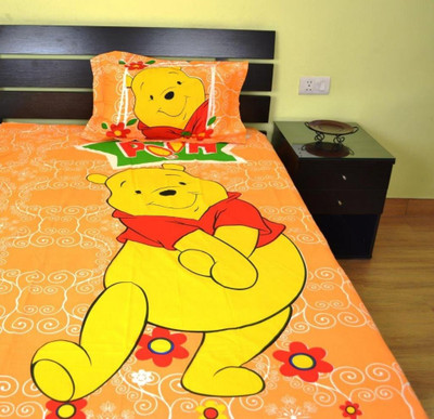 35% OFF on meSleep Cotton Animal Single Bedsheet
