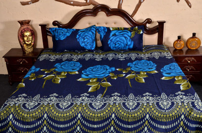 50% OFF on Urban Style Cotton Printed Double Bedsheet 1 Bedsheet, 2 Pillow Covers, Multicolor