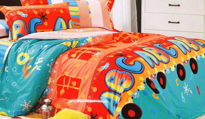 53% OFF on Wrap Cotton Printed Single Bedsheet