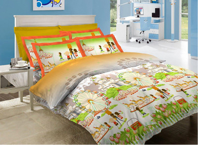 20% OFF on Bombay Dyeing Cotton Printed Double Bedsheet