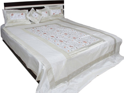 64% OFF on Soundarya Polyester Silk Blend Abstract Double Bedsheet 64% OFF on Soundarya Polyester Silk Blend Abstract Double Bedsheet