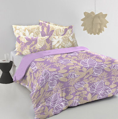 MYCK Cotton Floral King Bedsheet