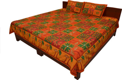 43% OFF on Shop Rajasthan Cotton Printed Double Bedsheet