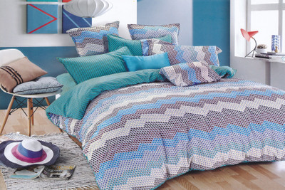 20% OFF on New Castle Cotton Printed Single Bedsheet
