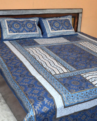 61% OFF on Famacart Cotton Printed Double Bedsheet