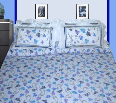 10% OFF on Petals Cotton, Satin Floral Double King Bedsheet 10% OFF on Petals Cotton, Satin Floral Double King Bedsheet