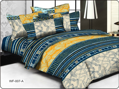 6% OFF on Weaves Cotton Floral Double Bedsheet