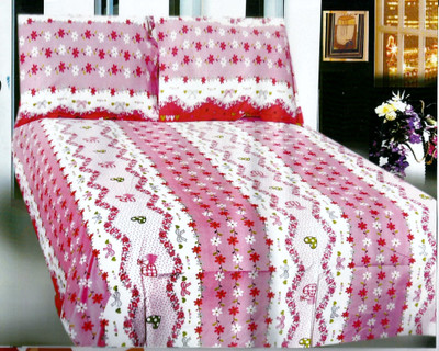 45% OFF on Jaipur Cotton Cotton Floral Double Bedsheet