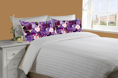 56% OFF on meSleep Cotton Striped Double King Bedsheet