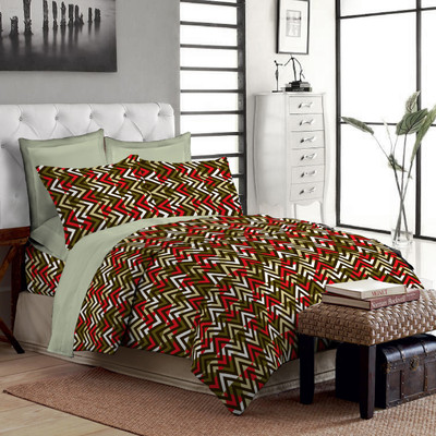 Bombay Dyeing Polycotton Printed Double Bedsheet