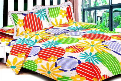 51% OFF on Fashigo Cotton Abstract Double Bedsheet 1 Double Bedsheet, 2 Pillow Covers, Multicolor 51% OFF on Fashigo Cotton Abstract Double Bedsheet 1 Double Bedsheet, 2 Pillow Covers, Multicolor
