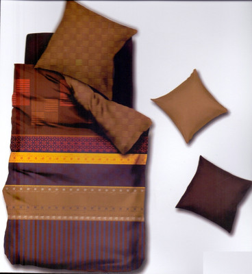 33% OFF on Ross Luxury Living Cotton Striped Double Bedsheet