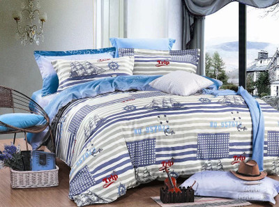 43% OFF on Gran Cotton Abstract King Bedsheet