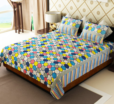 65% OFF on Home Candy Cotton Polka Double Bedsheet 1 Bedsheet, 2 Pillow Covers, Multicolor 65% OFF on Home Candy Cotton Polka Double Bedsheet 1 Bedsheet, 2 Pillow Covers, Multicolor