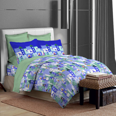 Bombay Dyeing Polycotton Printed Double Bedsheet