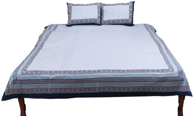 55% OFF on Chhipaprints Cotton Floral Double King Bedsheet