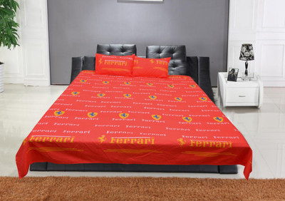 69% OFF on La Elite Polycotton Printed Double Bedsheet 1 Double Bed Sheet, 2 Pillow Covers, Multicolor