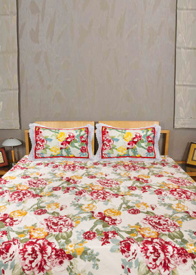 55% OFF on Home Glamour Satin Floral Double Bedsheet 1 Bedsheet, 2 Pillow Covers, Red 55% OFF on Home Glamour Satin Floral Double Bedsheet 1 Bedsheet, 2 Pillow Covers, Red