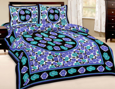 66% OFF on Shop Rajasthan Cotton Printed Double Bedsheet