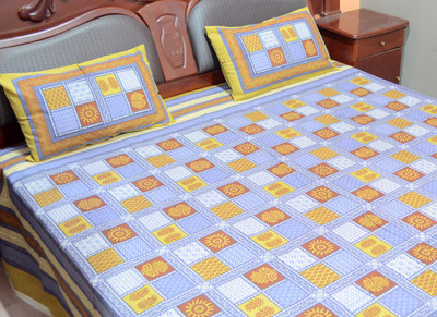 31% OFF on DFR Cotton Printed Double Bedsheet