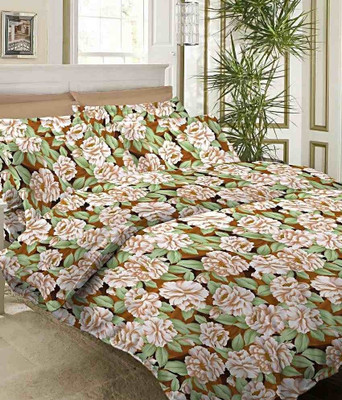 42% OFF on Bombay Dyeing Cotton Printed Double Bedsheet 1 Bedsheet, 2 Pillow Covers, Multicolor