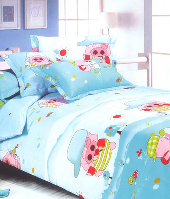 Valtellina Cotton Printed Single Bedsheet Valtellina Cotton Printed Single Bedsheet