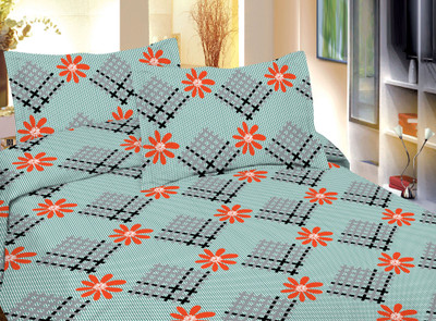 56% OFF on Lali Prints Cotton Floral Single Bedsheet 1 Bedsheet, Multicolor