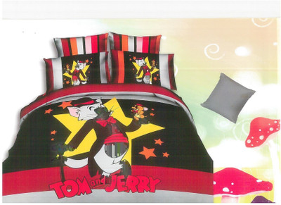 37% OFF on Ross Luxury Living Cotton Graphic Double Bedsheet