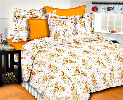53% OFF on Sparkk Home Cotton Printed Double Bedsheet