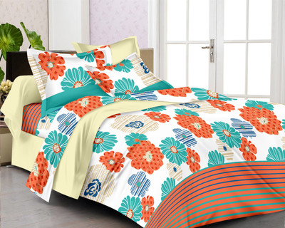 68% OFF on Ahmedabad Cotton Cotton Floral Double Bedsheet 1 Double Bedsheet, 2 Pillow Covers, Multicolor 68% OFF on Ahmedabad Cotton Cotton Floral Double Bedsheet 1 Double Bedsheet, 2 Pillow Covers, Multicolor