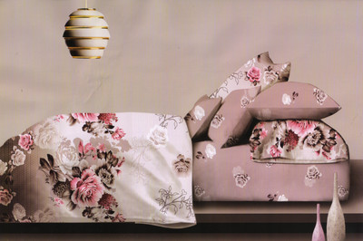 24% OFF on Skap Cotton Floral Double Bedsheet