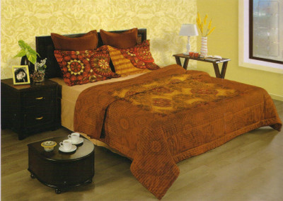 30% OFF on Birla Century Cotton Batik King Bedsheet