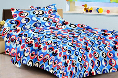 58% OFF on Buyclues Cotton Abstract King sized Double Bedsheet 58% OFF on Buyclues Cotton Abstract King sized Double Bedsheet