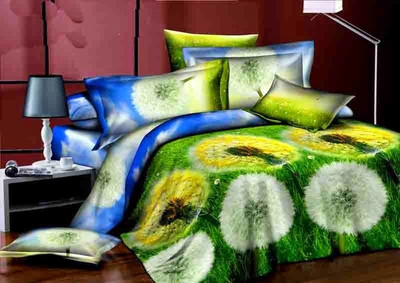 58% OFF on Silver Thread Polycotton Printed Double Bedsheet